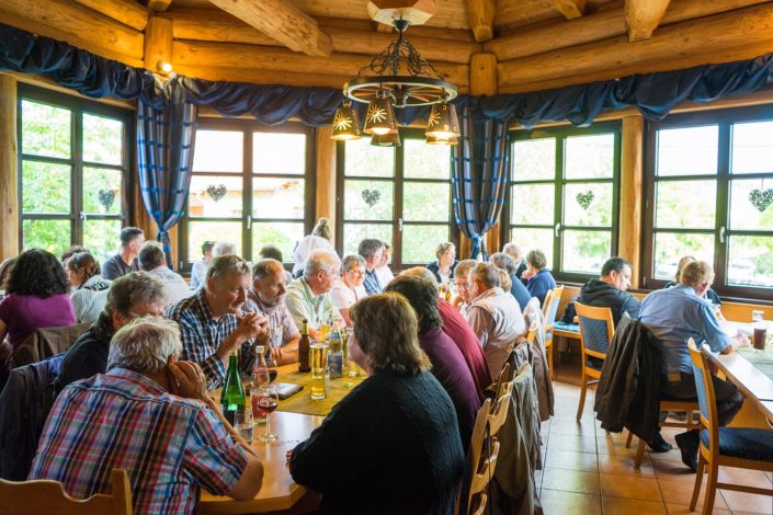 Zusammenkunft in privater Atmosphäre